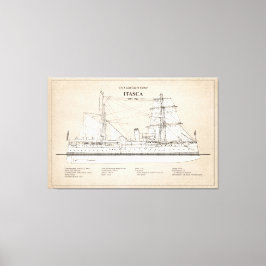USCG Cutter Itasca - SBD Canvas Afdruk