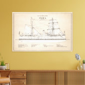 USCG Cutter Itasca - SBD Canvas Afdruk (Insitu (Woonkamer))