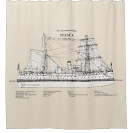 USCG Cutter Itasca - SBD Douchegordijn