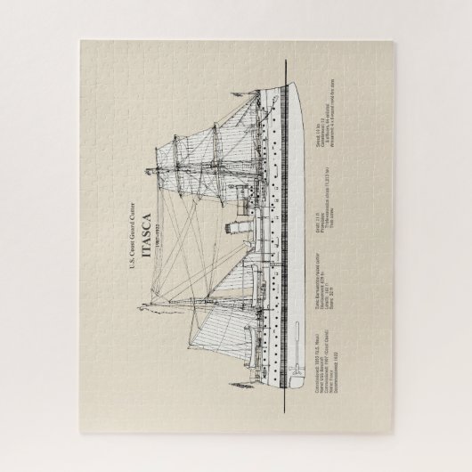 USCG Cutter Itasca - SBD Legpuzzel (Verticaal)