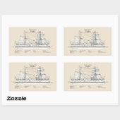 USCG Cutter Itasca - SBD Rechthoekige Sticker (Vel)
