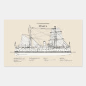 USCG Cutter Itasca - SBD Rechthoekige Sticker (Voorkant)