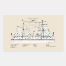 USCG Cutter Itasca - SBD Rechthoekige Sticker