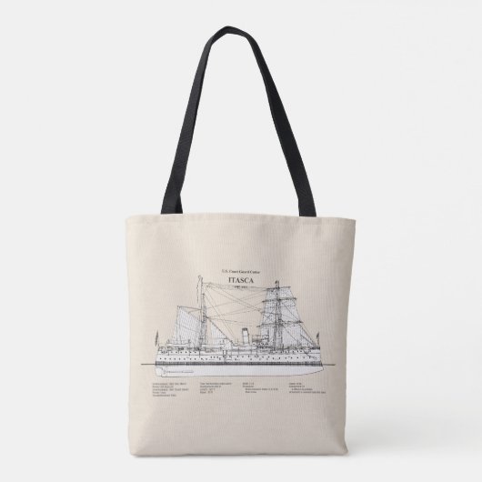 USCG Cutter Itasca - SBD Tote Bag (Achterkant)