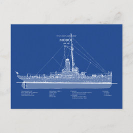 USCG Cutter Modoc wpg-46 - ABD Briefkaart