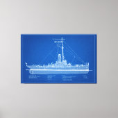 USCG Cutter Modoc wpg-46 - ABD Canvas Afdruk (Voorkant)