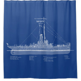 USCG Cutter Modoc wpg-46 - ABD Douchegordijn