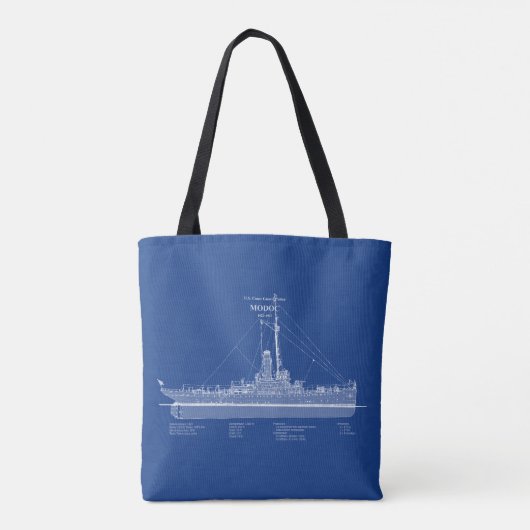 USCG Cutter Modoc wpg-46 - ABD Tote Bag (Achterkant)