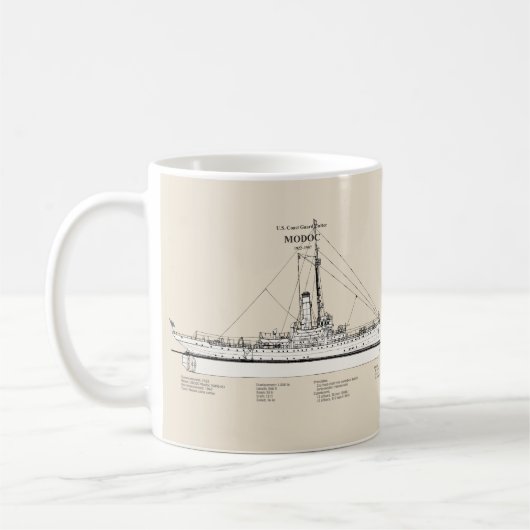 USCG Cutter Modoc wpg-46 - SBD Koffiemok (Links)