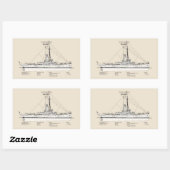 USCG Cutter Modoc wpg-46 - SBD Rechthoekige Sticker (Vel)