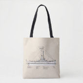 USCG Cutter Modoc wpg-46 - SBD Tote Bag (Voorkant)