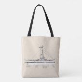 USCG Cutter Modoc wpg-46 - SBD Tote Bag (Achterkant)