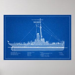 USCG Cutter Modoc wpg-46 - VS Poster
