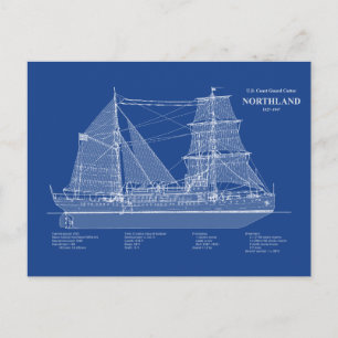 USCG Cutter Northland wpg-49 - ABD Briefkaart