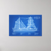 USCG Cutter Northland wpg-49 - ABD Canvas Afdruk (Voorkant)