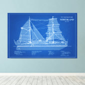 USCG Cutter Northland wpg-49 - ABD Canvas Afdruk (Insitu (Houten vloer))