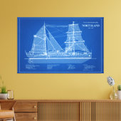 USCG Cutter Northland wpg-49 - ABD Canvas Afdruk (Insitu (Woonkamer))