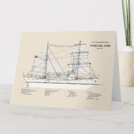 USCG Cutter Northland wpg-49 - SBD Bedankkaart