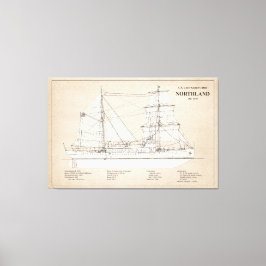 USCG Cutter Northland wpg-49 - SBD Canvas Afdruk