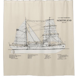 USCG Cutter Northland wpg-49 - SBD Douchegordijn