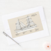 USCG Cutter Northland wpg-49 - SBD Rechthoekige Sticker (Envelop)
