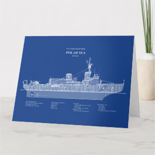 USCG Cutter Polar Zee WABB-11 - ABD Bedankkaart