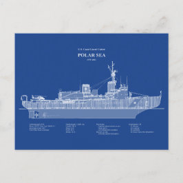 USCG Cutter Polar Zee WABB-11 - ABD Briefkaart