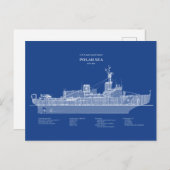 USCG Cutter Polar Zee WABB-11 - ABD Briefkaart (Voorkant / Achterkant)