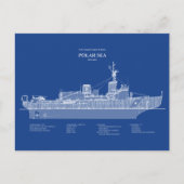 USCG Cutter Polar Zee WABB-11 - ABD Briefkaart (Voorkant)