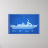 USCG Cutter Polar Zee WABB-11 - ABD Canvas Afdruk (Voorkant)