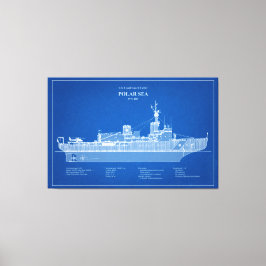 USCG Cutter Polar Zee WABB-11 - ABD Canvas Afdruk