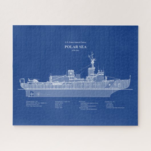 USCG Cutter Polar Zee WABB-11 - ABD Legpuzzel (Horizontaal)