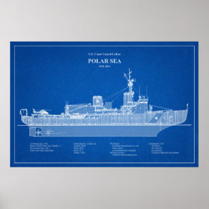 USCG Cutter Polar Zee WABB-11 - ABD Poster