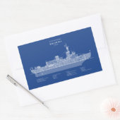 USCG Cutter Polar Zee WABB-11 - ABD Rechthoekige Sticker (Envelop)
