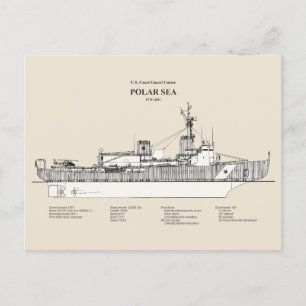 USCG Cutter Polar Zee Wagb-11 - SBD Briefkaart