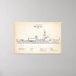 USCG Cutter Polar Zee Wagb-11 - SBD Canvas Afdruk