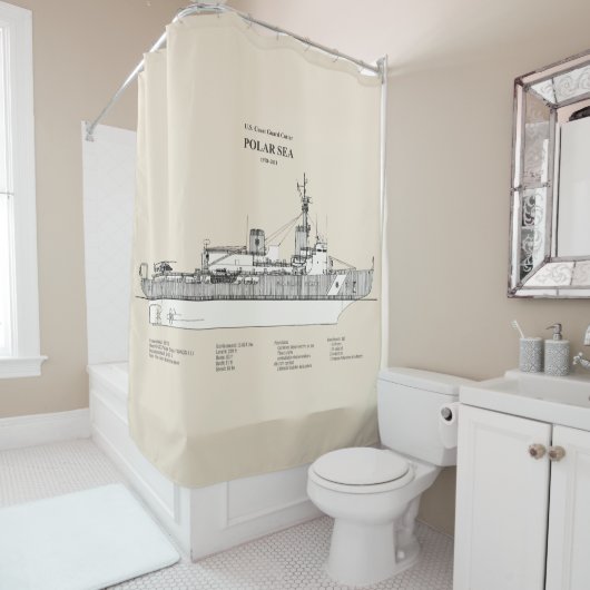 USCG Cutter Polar Zee Wagb-11 - SBD Douchegordijn (In situ)