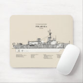 USCG Cutter Polar Zee Wagb-11 - SBD Muismat (Met muis)