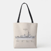 USCG Cutter Polar Zee Wagb-11 - SBD Tote Bag (Achterkant)