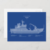USCG Cutter Spar WLB-206 - ABD Briefkaart (Voorkant / Achterkant)