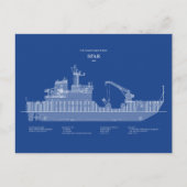 USCG Cutter Spar WLB-206 - ABD Briefkaart (Voorkant)