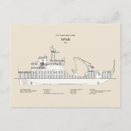 USCG Cutter Spar WLB-206 - SBD Briefkaart