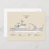 USCG Cutter Spar WLB-206 - SBD Briefkaart (Voorkant / Achterkant)