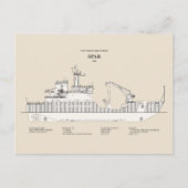 USCG Cutter Spar WLB-206 - SBD Briefkaart (Voorkant)