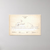 USCG Cutter Spar WLB-206 - SBD Canvas Afdruk (Voorkant)