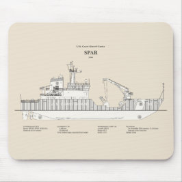 USCG Cutter Spar WLB-206 - SBD Muismat