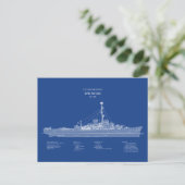 USCG Cutter Spencer wpg-36 - ABD Briefkaart (Staand voorkant)