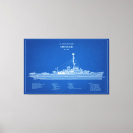 USCG Cutter Spencer wpg-36 - ABD Canvas Afdruk