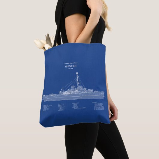 USCG Cutter Spencer wpg-36 - ABD Tote Bag (Dichtbij)