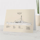 USCG Cutter Spencer wpg-36 - SBD Bedankkaart (Voorkant)